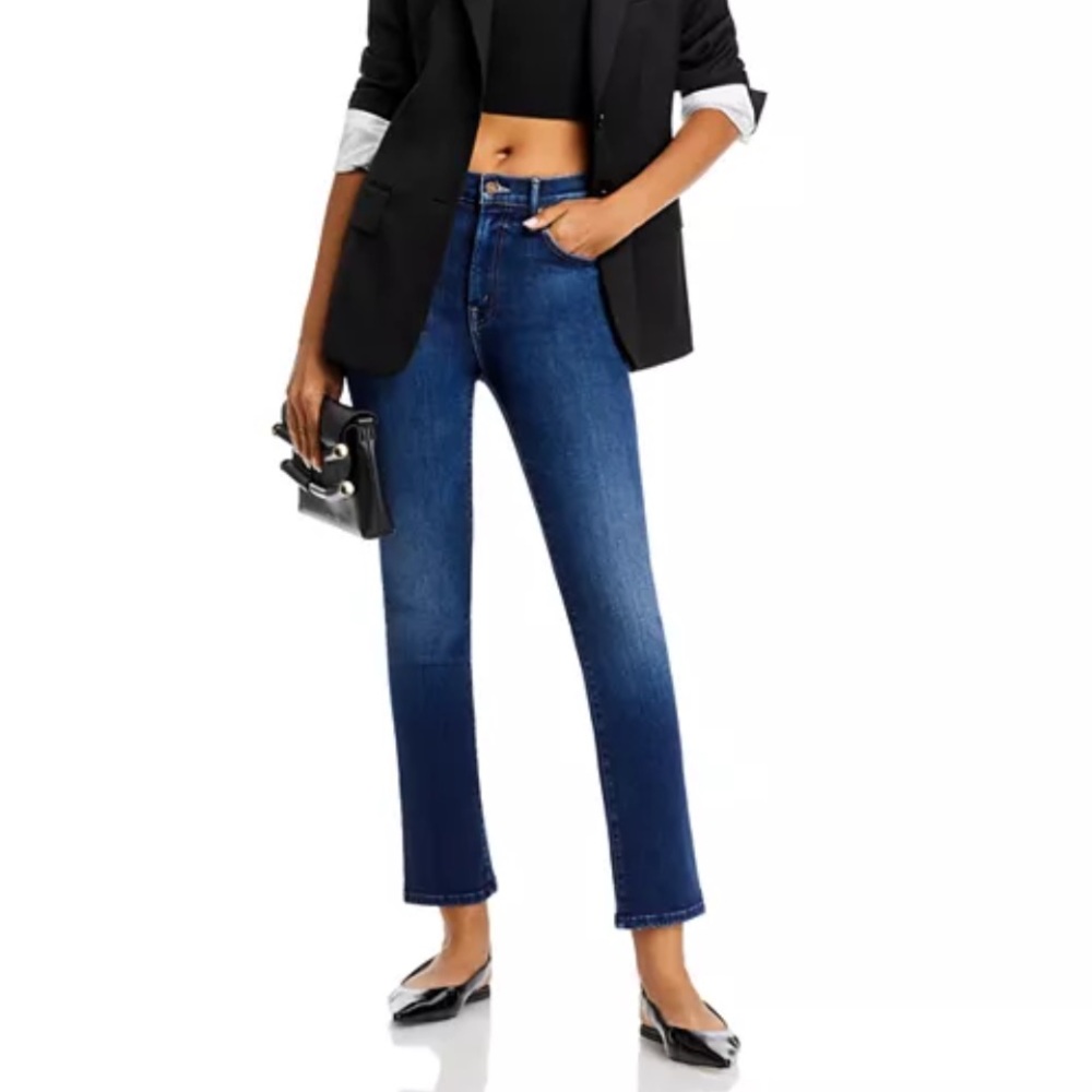 MOTHER Insider Ankle in Mind Games  Straight Leg Jeans 29 NWT!